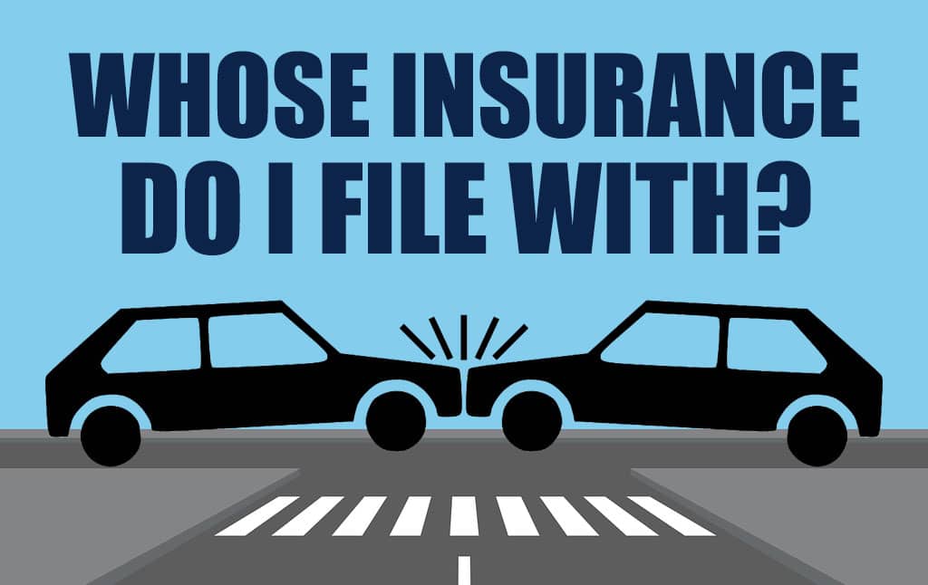 Filing claim through other drivers insurance information